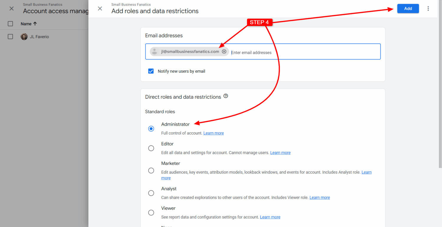 How to Add a User in Google Analytics 4 (Step-by-Step Guide)