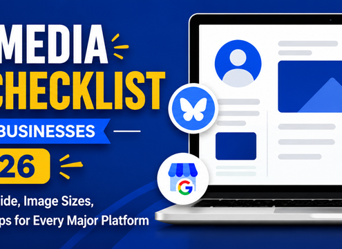 Social Media Profile Checklist for Small Businesses including profile setup tips image sizes and optimization recommendations