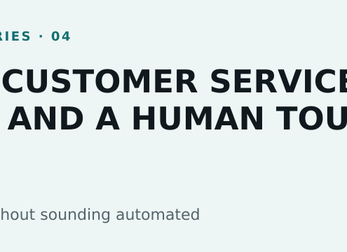 Improve small business customer service with AI and a human touch