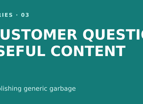 Turn customer questions into useful small business content with AI
