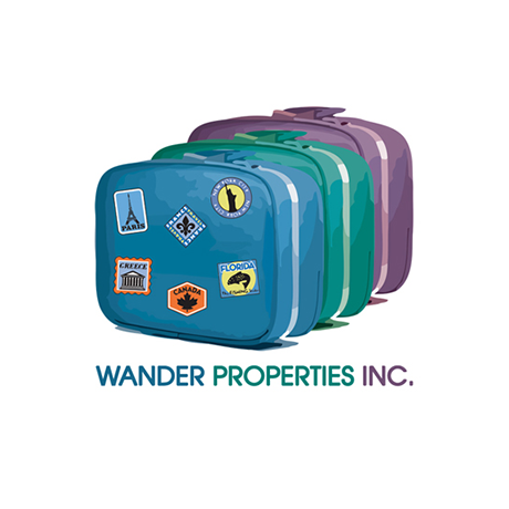 Wander Properties Inc. logo design